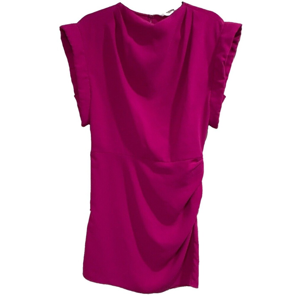Amanda Uprichard Hot Pink Silk Piece Size Medium Vibrant Fuchsia